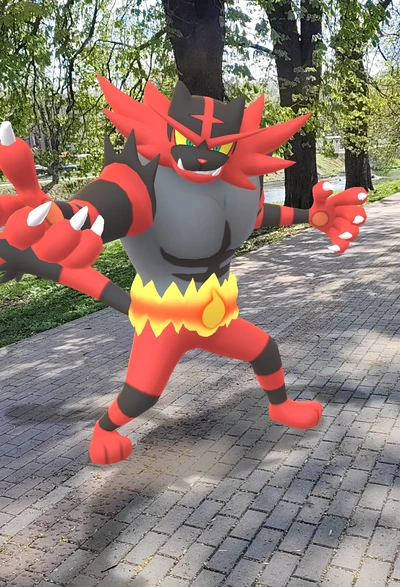 Incineroar v Pokémon GO