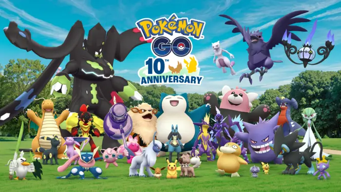 Výročí 10 let Pokémon GO