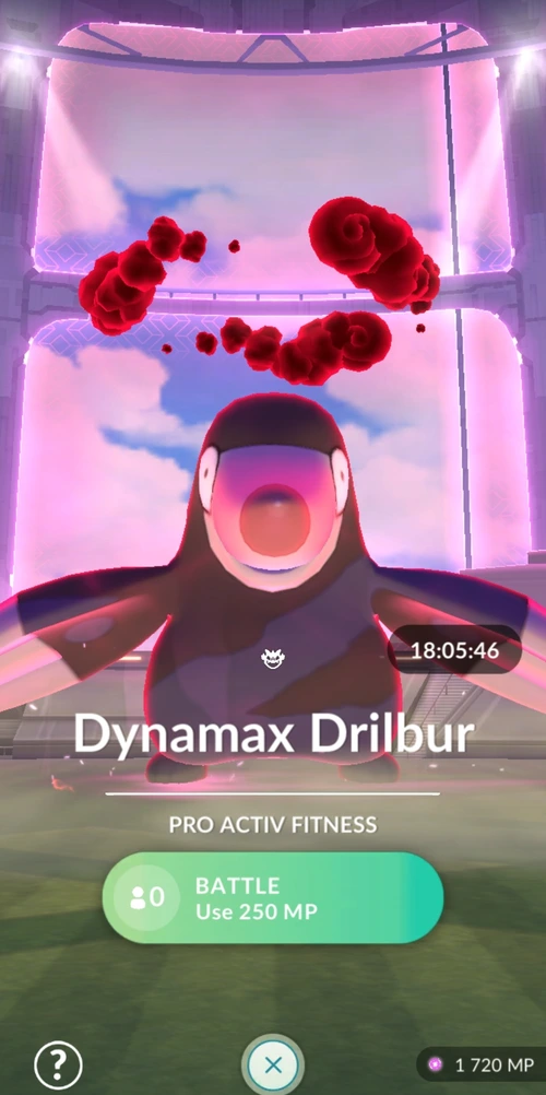 Souboj v Power Spot aréně ve hře Pokémon GO
